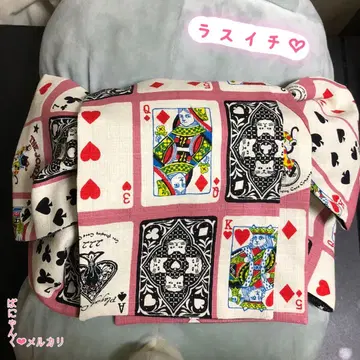 [ 고양이 카드 (핑크) x 금성 성운 ] 성인용 헤코오비 반폭대