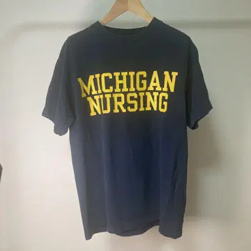 알 스타일 어패럴 액티브웨어 칼리지 MICHIGAN 티셔츠 M