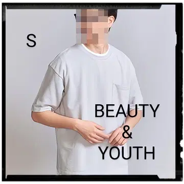 [새상품급] 레이어드 러스터 자카드 크루넥 & 슬리브리스