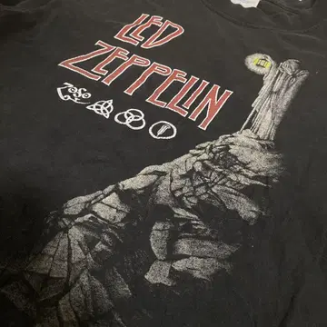 LED ZEPPELIN 블랙 티셔츠 S 사이즈