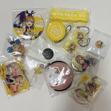 쿠니키다 하나마루 굿즈 모음 세트 러브라이브 선샤인 Aqours 캔뱃지