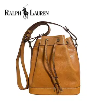 새상품급 Ralph Lauren 랄프 로렌 가죽 숄더백 복조리