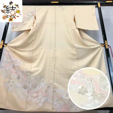 MK-1669 부착 사계절의 꽃 무늬 연한 달걀색