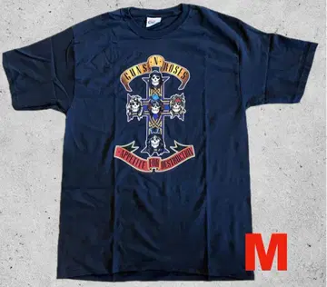 Guns N' Roses cross 티셔츠 M 데드스탁 미사용