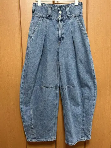 SOMETHING 데님 와이드 팬츠