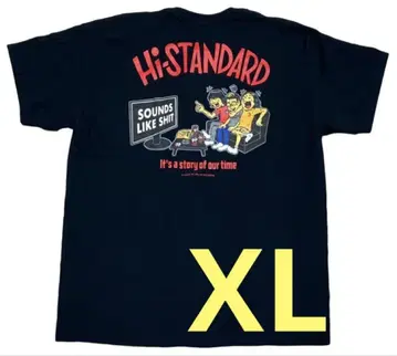 Hi-STANDARD 그래픽 티셔츠 백 프린트 XL 하이스타