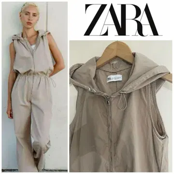 ZARA 슬리브리스 점프 수트 올인원