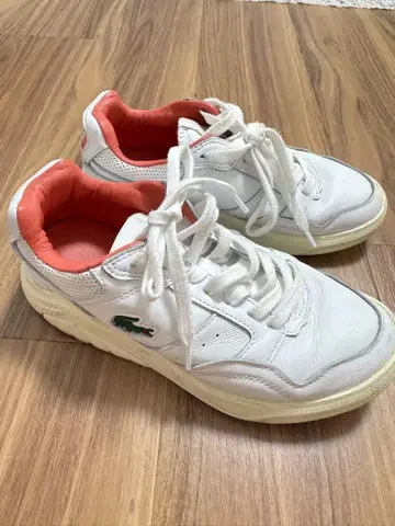 Lacoste 스니커즈 화이트/오렌지 핑크