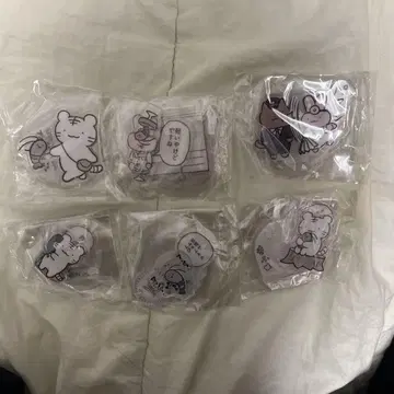 화이트 타이거와 블랙 타이거 가챠 아크릴 스탠드