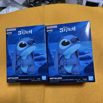 디즈니 스티치 SOFVIMATES 피규어 2개