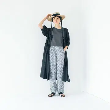 북유럽 [ 여유로운 기분으로 예뻐 보이는 ] 리버티 프린트 이지 팬츠