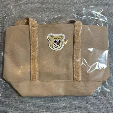 라브러리 바이 페이러 올드 테디 와펜 토트백 베이지