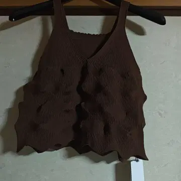 스콧 클럽 물결 모양 텍스처 뷔스티에