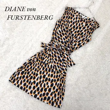 DIANE von FURSTENBERG 다이앤 랩 원피스 표범 무늬