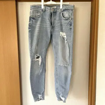 자라 데미지 자라 스키니 데님 팬츠 데미지 데님 zara