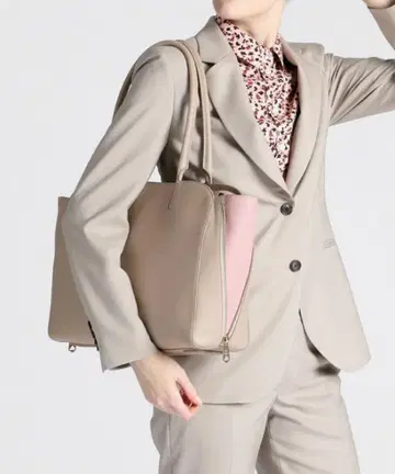 Paul Smith 익스팬더블 컬러 트림 2WAY 토트백