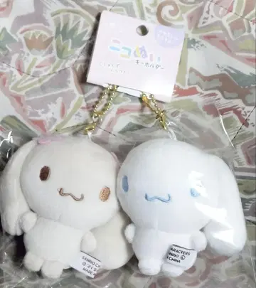 산리오 시나모롤 니코누이 마스코트 키링 모카