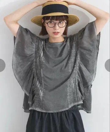 lupilien 루피리안 피그먼트 워시 프릴 블라우스 인도산