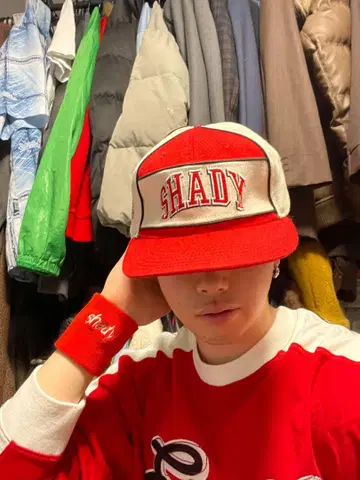 에미넴 Shady 월드 투어 크레이지 패턴 캡