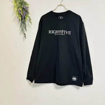새상품급 HIGH FIVE FACTORY [ XL ] 블랙 롱 티셔츠