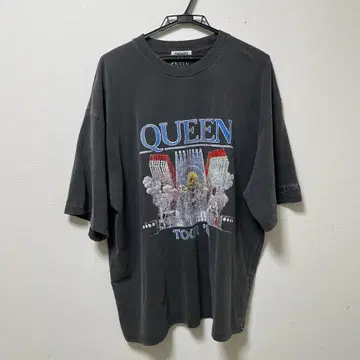 QUEEN 투어 티셔츠 다크 그레이