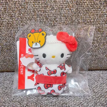 로리즈팜 Me% 마스코트 키링 헬로키티 유카타