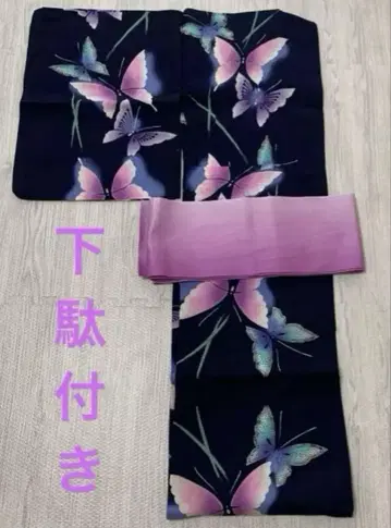 유카타 세트 일본 나막신 헤어 액세서리