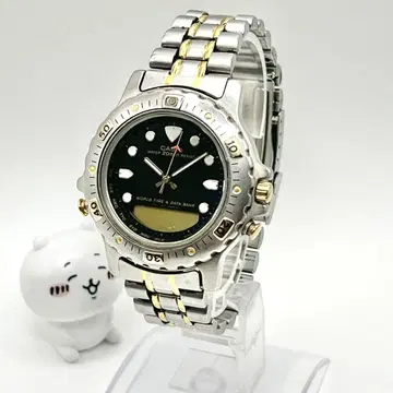 CASIO 카시오 빈티지 카지키 월드 타임 손목시계 쿼츠