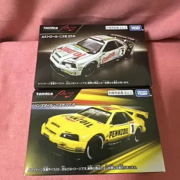 토미카 프리미엄 레이싱 카스트롤 니스모 GT-R & 펜스 오일