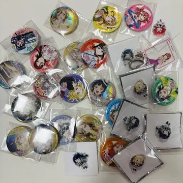러브라이브 선샤인 Aqours 굿즈 모음 세트 캔뱃지