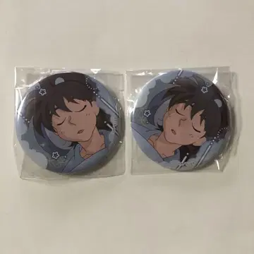 닌타마 란타로 백면상 캔뱃지 잠옷 차림의 단 도이 한스케 2세트