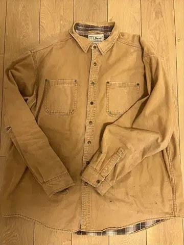 L.L.Bean 베이지 긴팔 셔츠 M