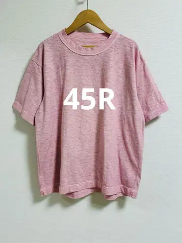 45R 천축 90845 오션 티셔츠 초목 염색 일본제