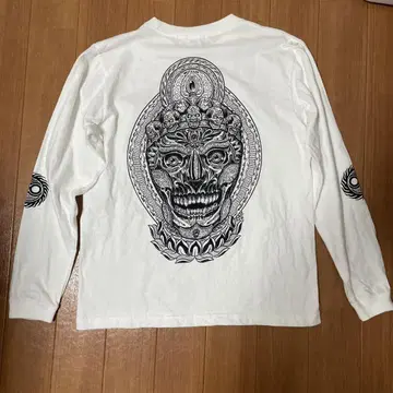 MAGICAL DESIGN 긴팔 티셔츠 화이트