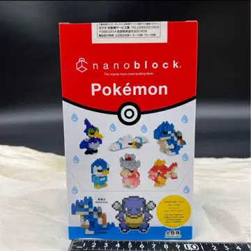 포켓몬 물 타입 미니 나노 나노 블록 1BOX 총 6종류 성인용