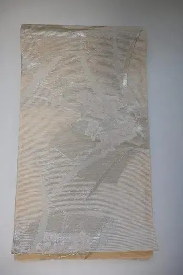 여름 오비 후쿠로 오비 6통 명주 순수 실크 은실 새상품급