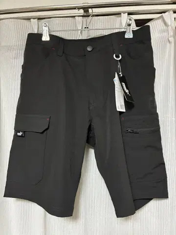 PW-3017N 숏 카고 팬츠 LL 블랙