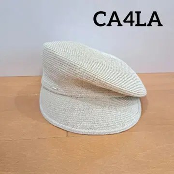 새상품급 카시라 헌팅캡 모자 아이보리