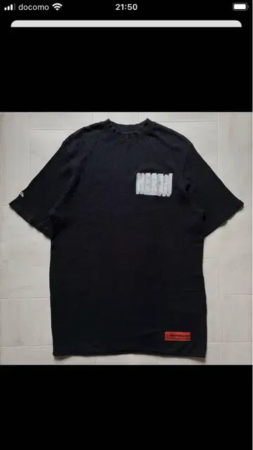 HERON PRESTON 헤론 프레스톤 써멀 T셔츠 와플
