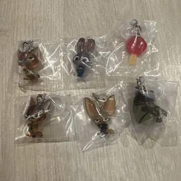주토피아 메지루시 액세서리 6종 세트
