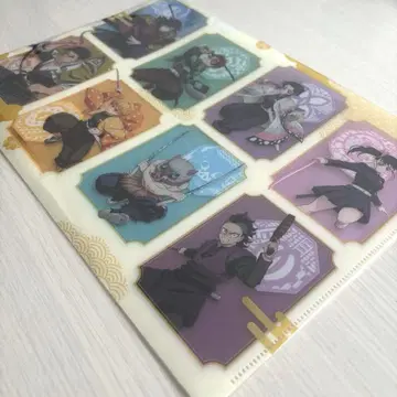귀멸의 칼날 긴다코 크루아상 타이야키 클리어 파일