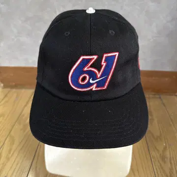 NIKE 90년대 캡 데드스탁 자수 로고 블랙 FREE 사이즈