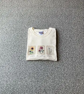 00s 90s 아트 t 꽃 해바라기 티셔츠 y2k