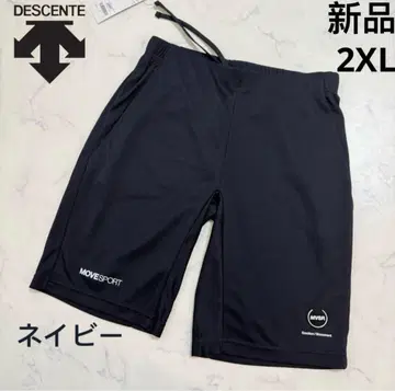 새상품 데상트 남성용 저지 하프 팬츠 숏팬츠 2XL 사이즈