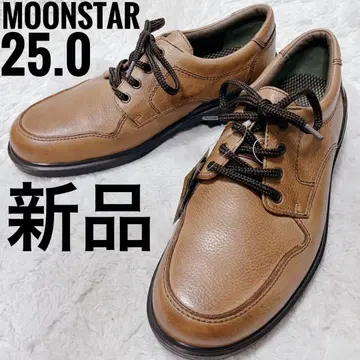MOONSTAR 브라운 스니커즈 25.0cm 새상품 레이스업