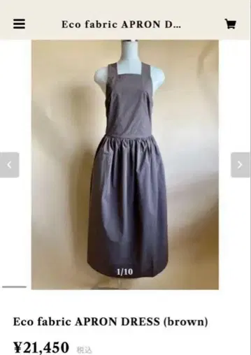 Corally swim APRON DRESS
