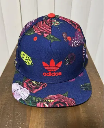 adidas RITAORA 꽃무늬 캡 네이비 트래커 새상품급