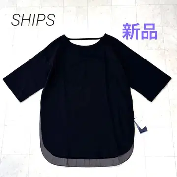 SHIPS 새상품 디펜드 백 오픈 튜닉