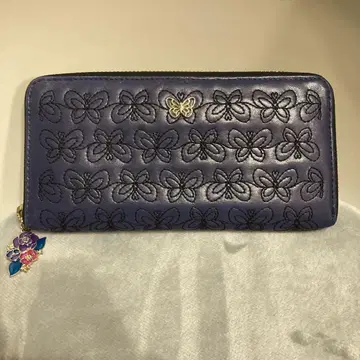ANNA SUI 안나수이 이터널 버터플라이 장지갑 네이비