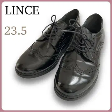 린세 LINCE 통굽 레이스업 슈즈 23.5 블랙 스페인산